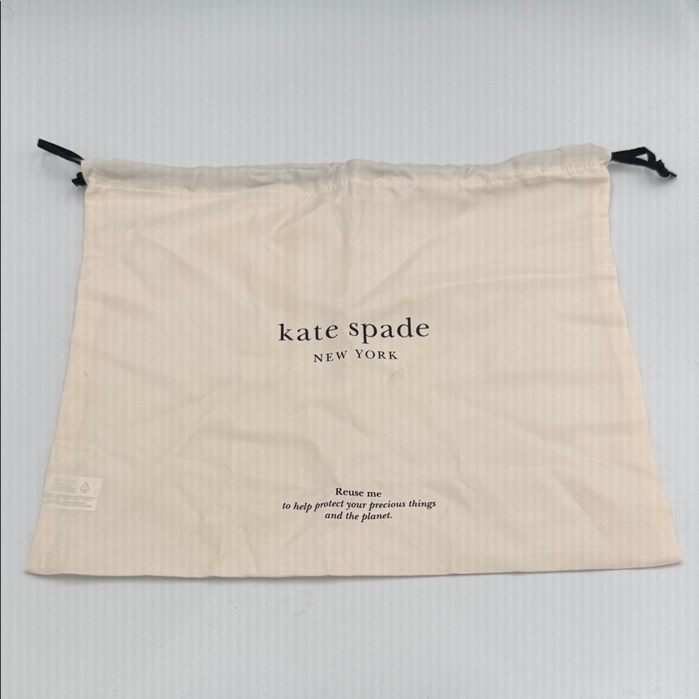 Kate Spade Cream Drawstring Dust Bag